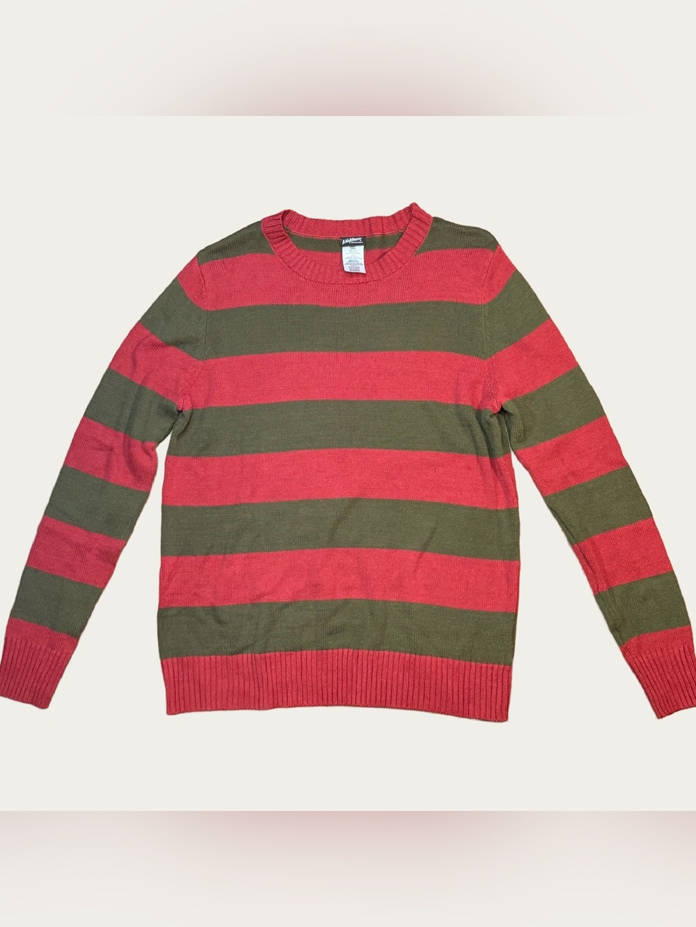 Nightmare on Elm Street Sweater Unisex Large Freddy Krueger Sweater Costume